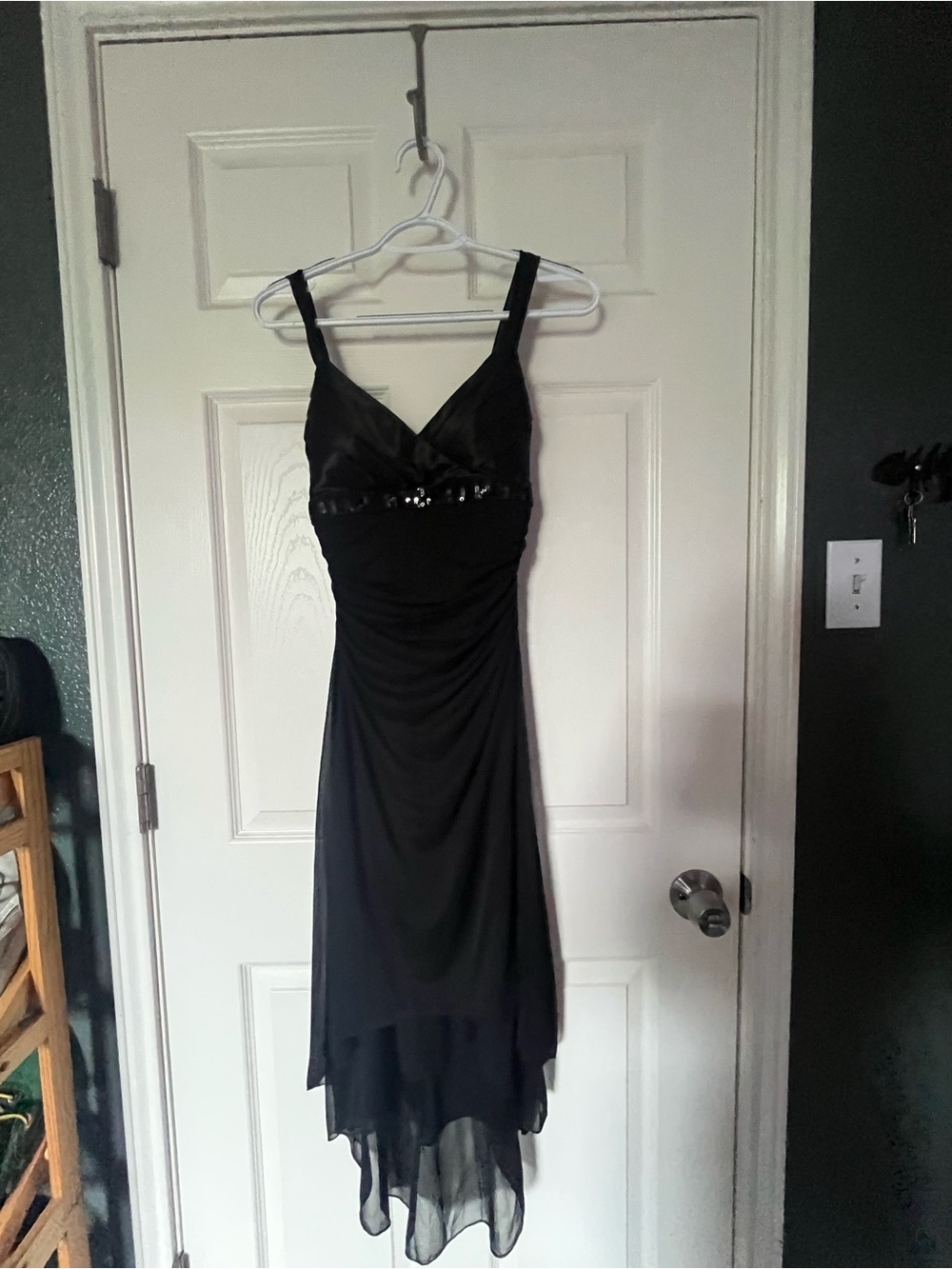 Black ruby rox high low dress